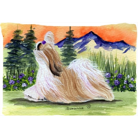 Micasa 20.5 x 30 in. Shih Tzu Moisture Wicking Fabric Standard Pillowcase MI54480